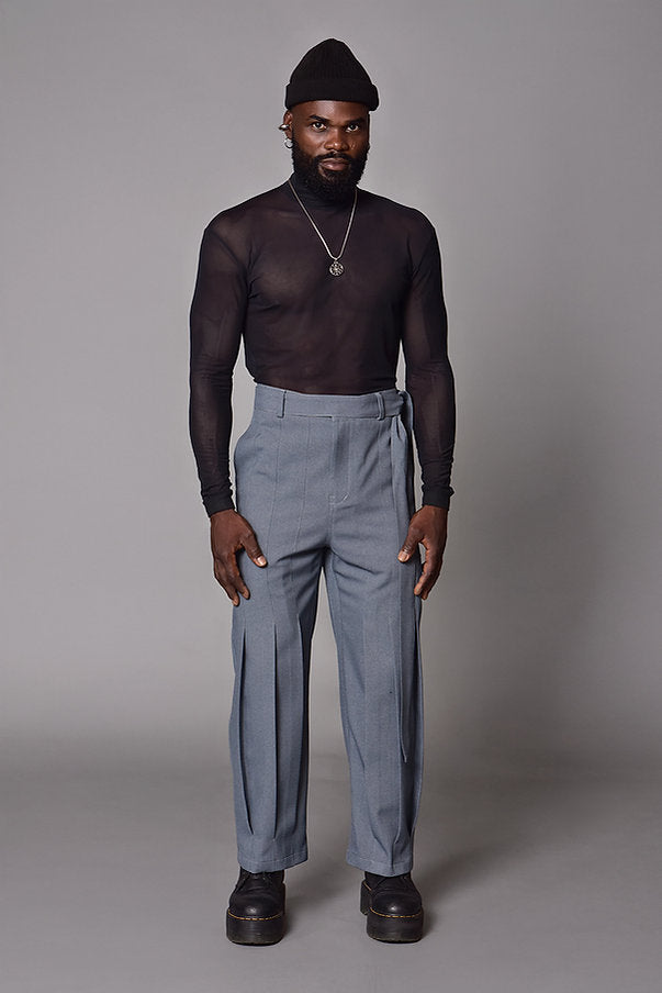 Buso slim fit turtle neck transparency