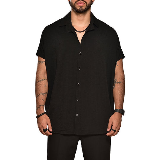 Black oversized shirt