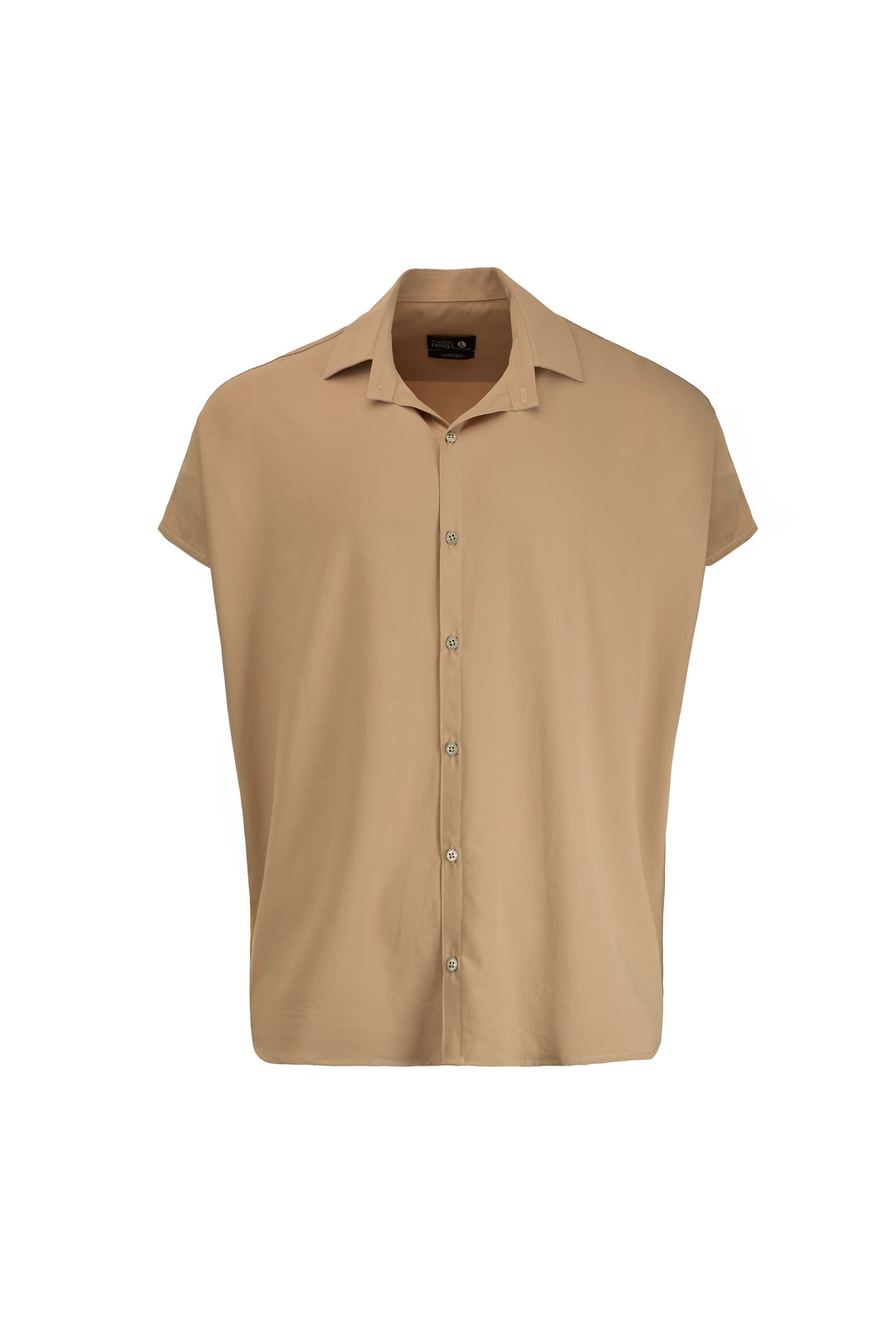 Oversized Batwing beige Blouse
