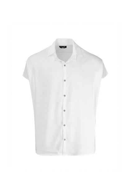 Oversized Batwing white Blouse