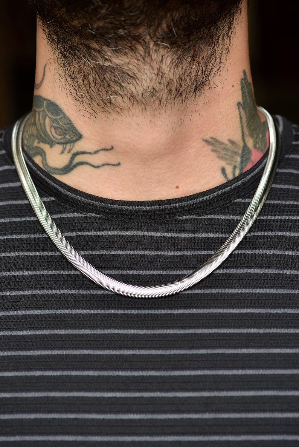 Snake necklace 55cm