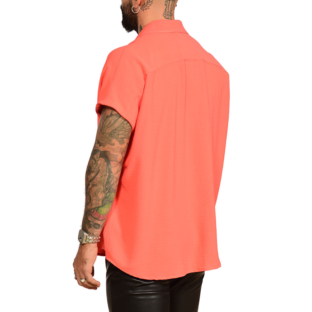Oversized orange neon shirt