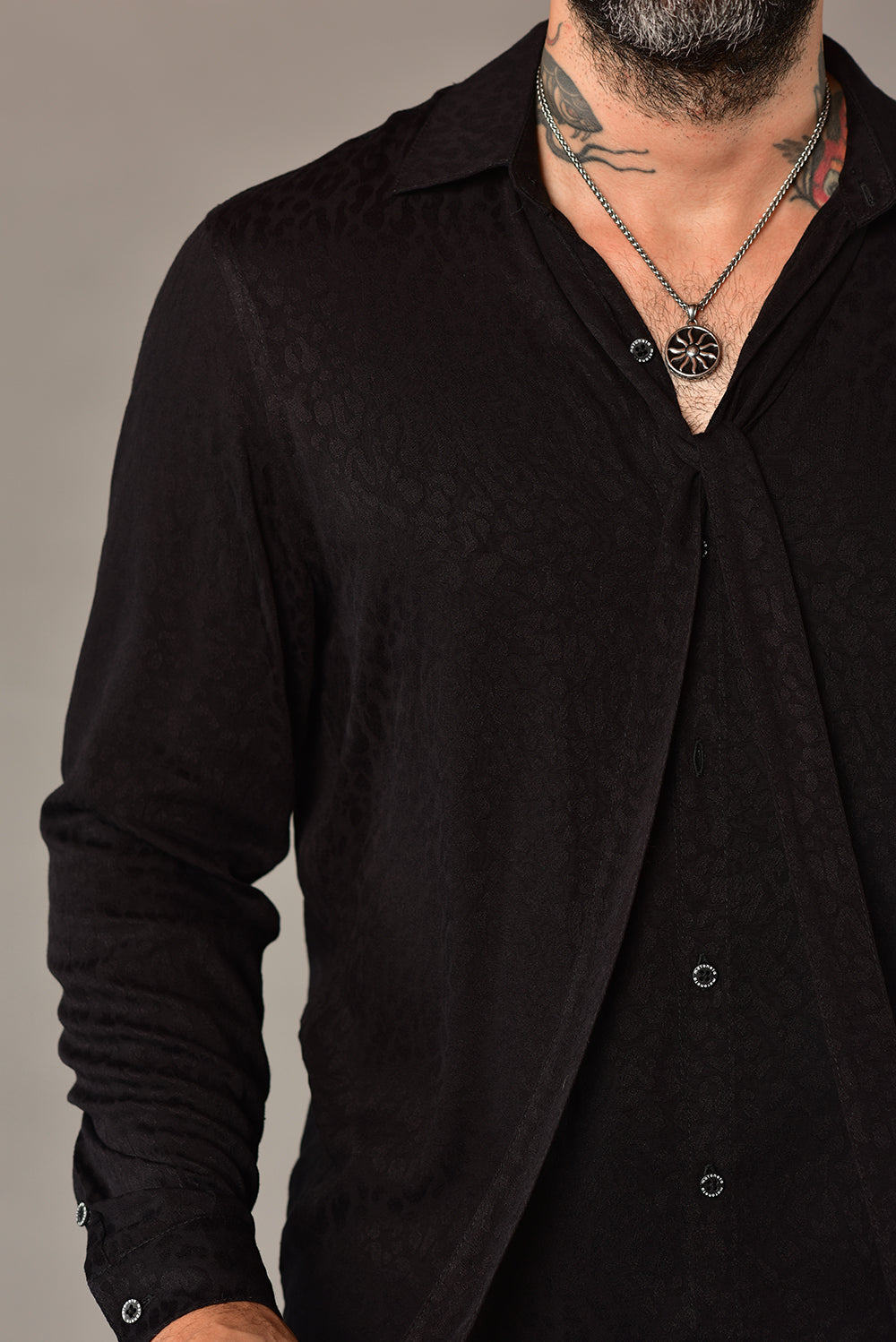Leopard long sleeve shirt