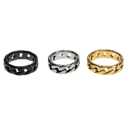 Cuban hoop ring