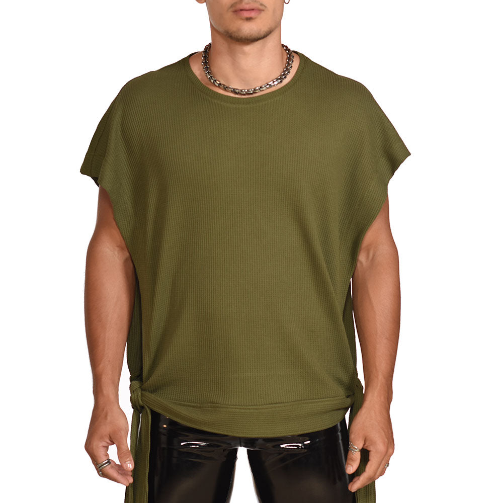 Semi-oversized lace army t-shirt