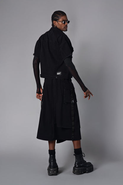 Black cazadora jacket