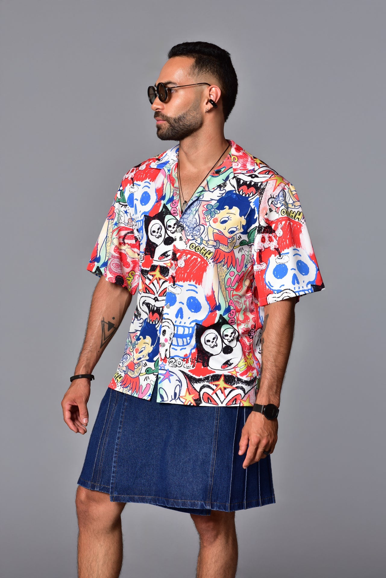 Boxy Fit Comic Chaos Shirt