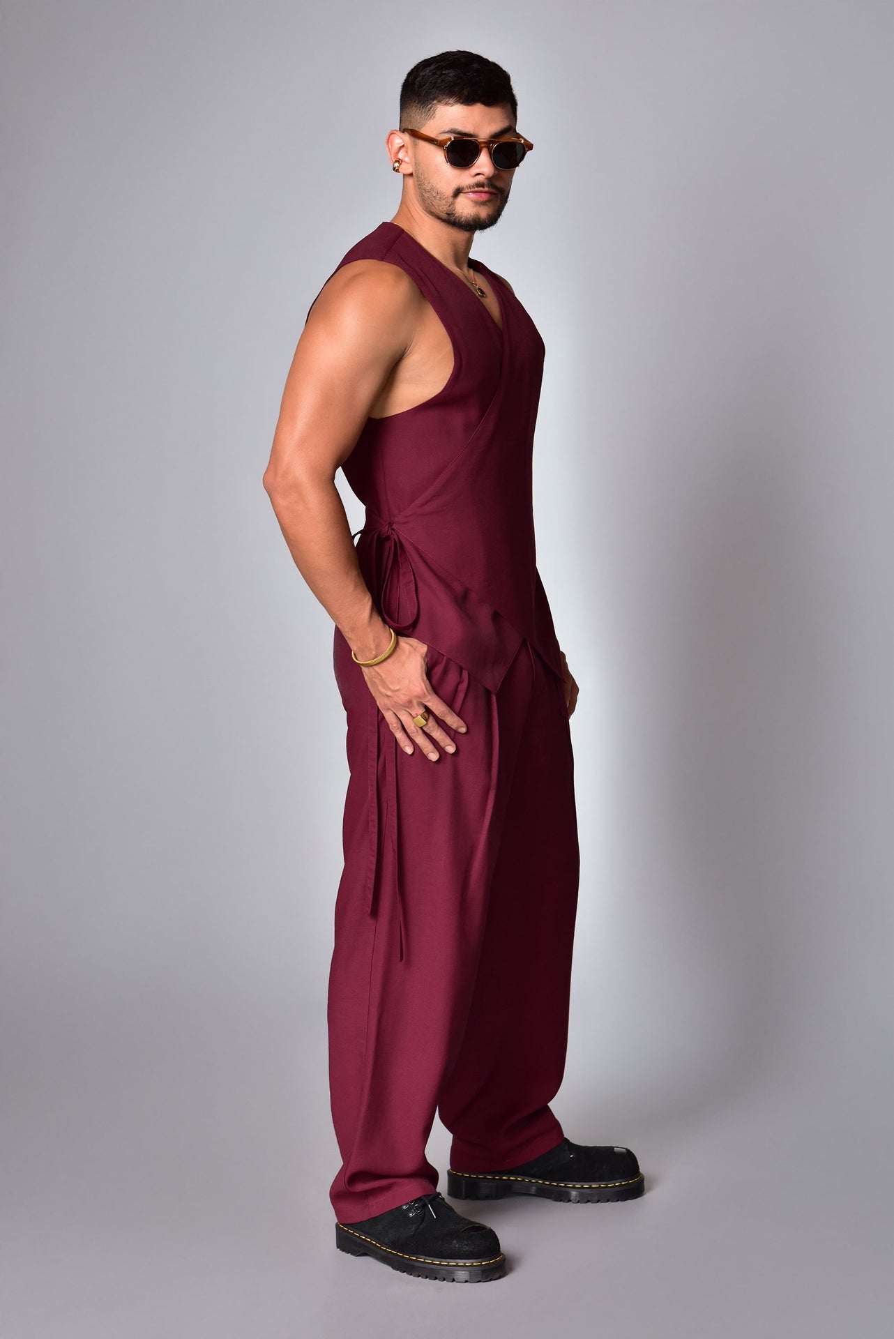 Nudo Vest Burgundy