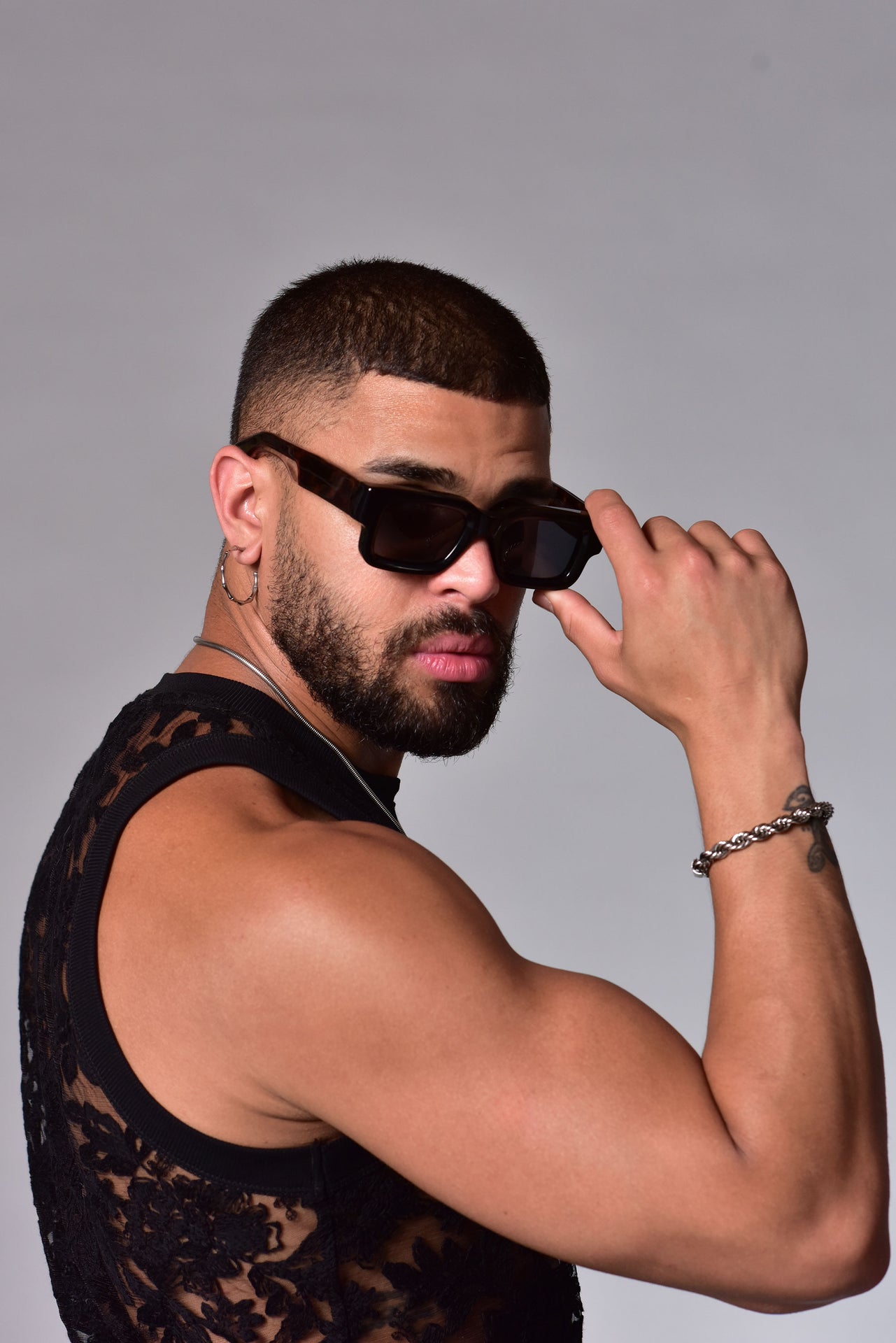 Monoform Italian acetate glasses