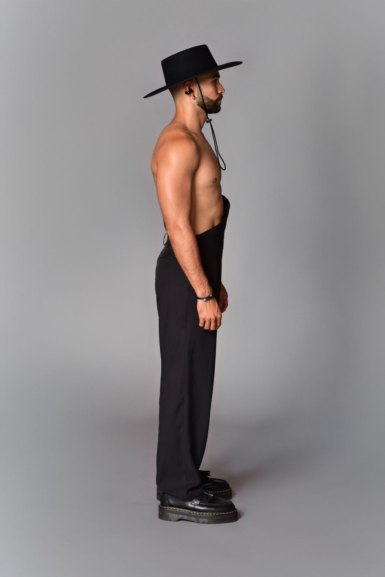 High wave baggy pants