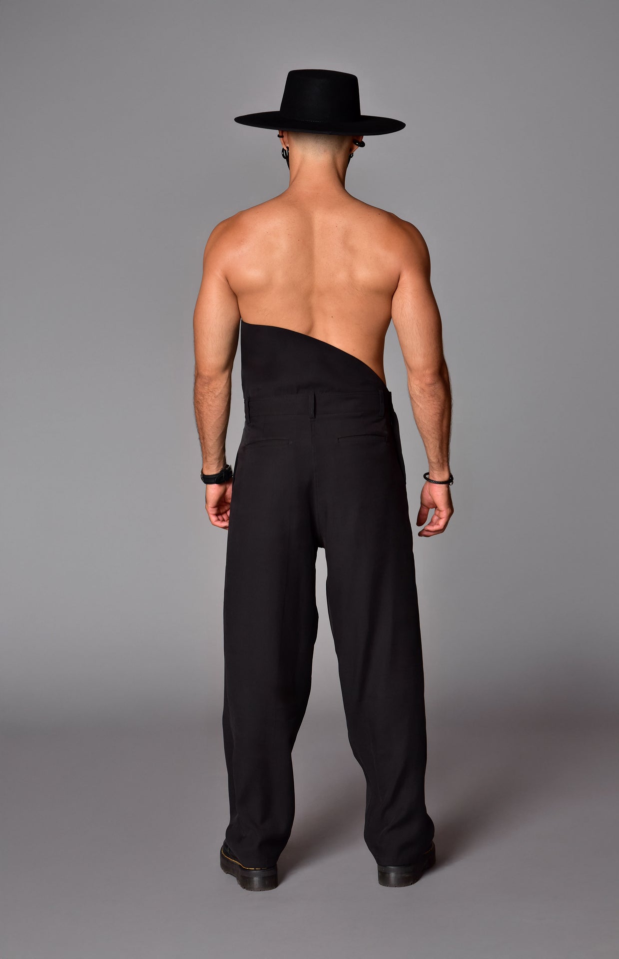 High wave baggy pants