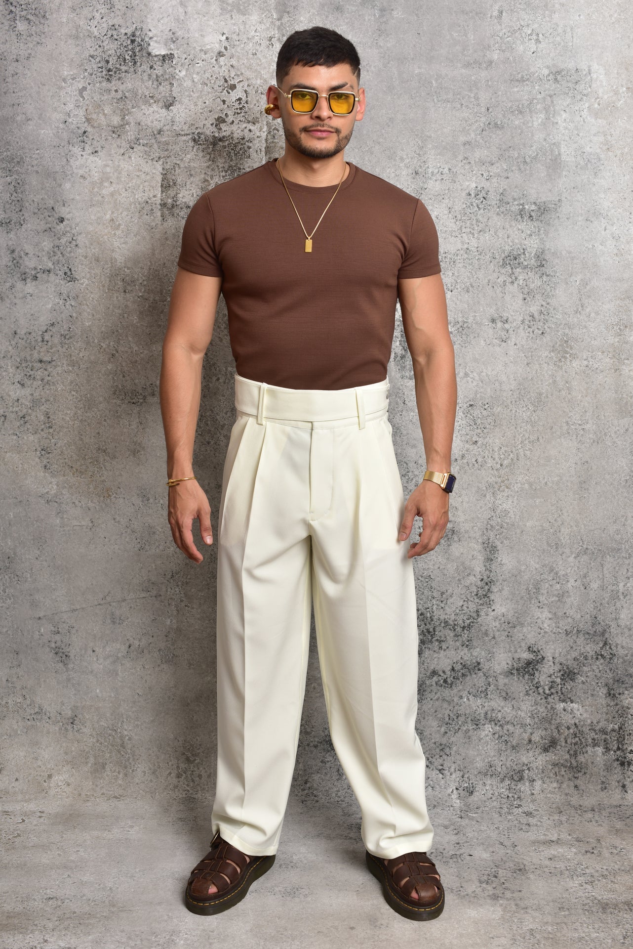 Brown Slim Fit T-Shirt