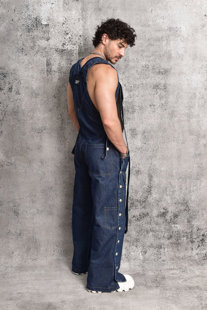 Structural Blue Denim Jumpsuit