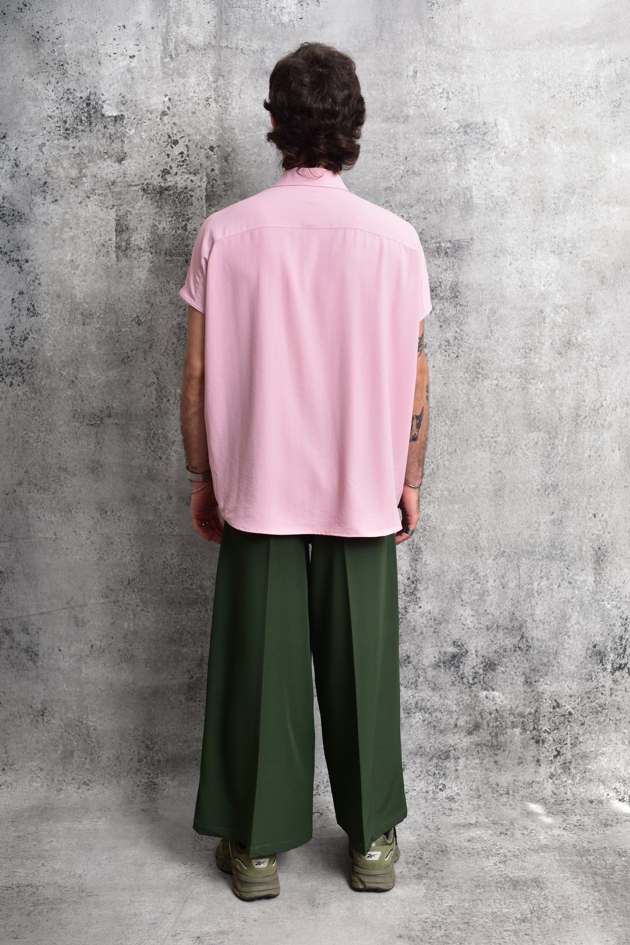 Oversized Batwing Rose Blouse