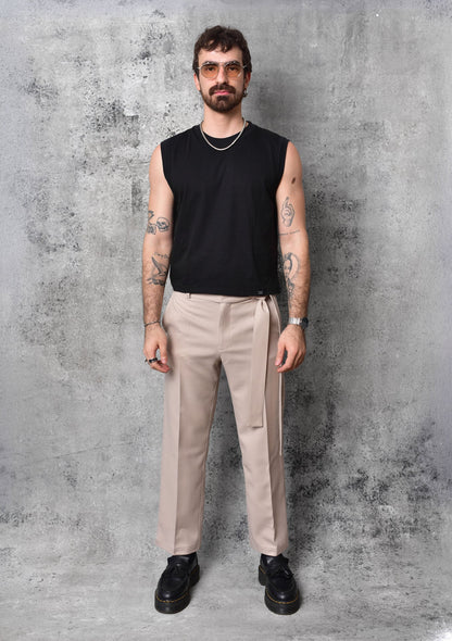 Yohji Tailored Beige Pants
