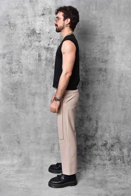 Yohji Tailored Beige Pants