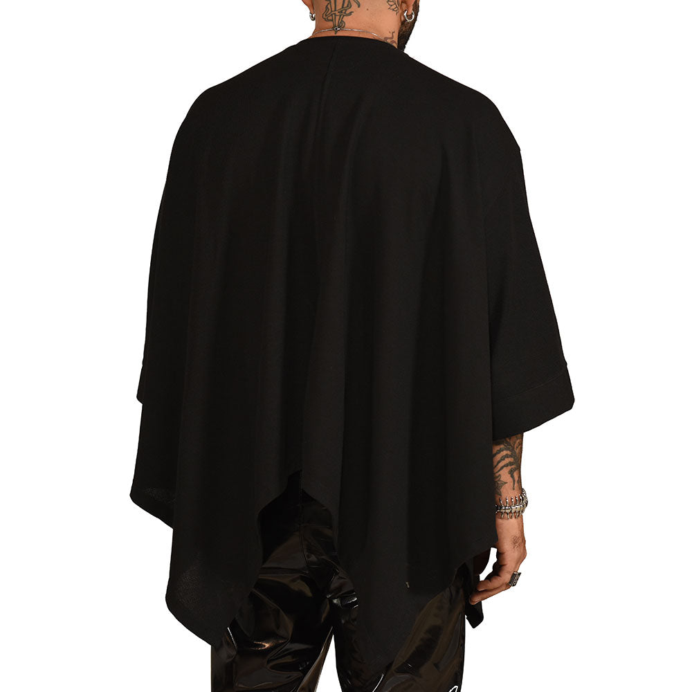 Oversized bat black t-shirt