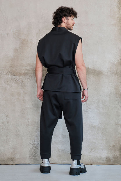 Black Comfy Samurai Pants