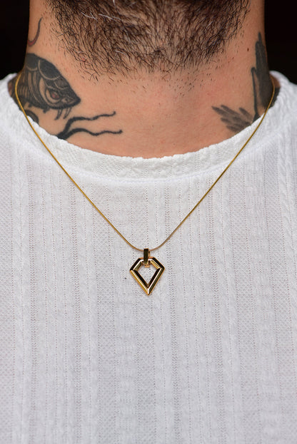 Triangle necklace 60cm