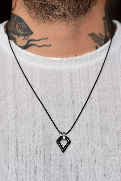 Triangle necklace 60cm