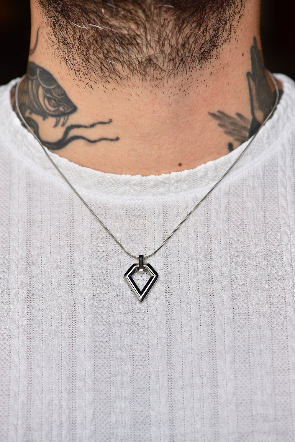 Triangle necklace 60cm