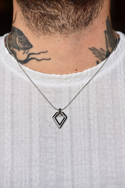Triangle necklace 60cm