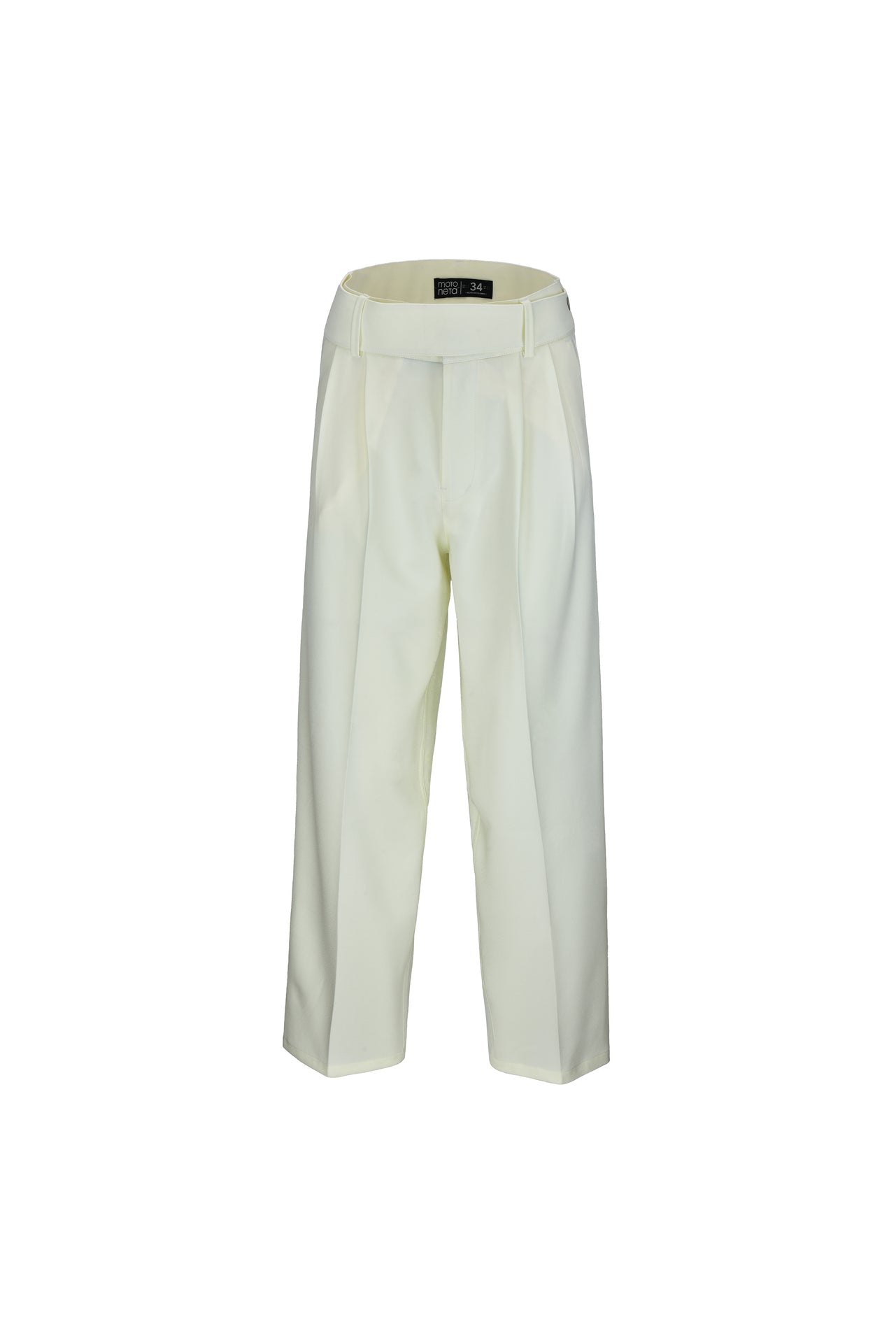 Ivory White Loose Fit Pants