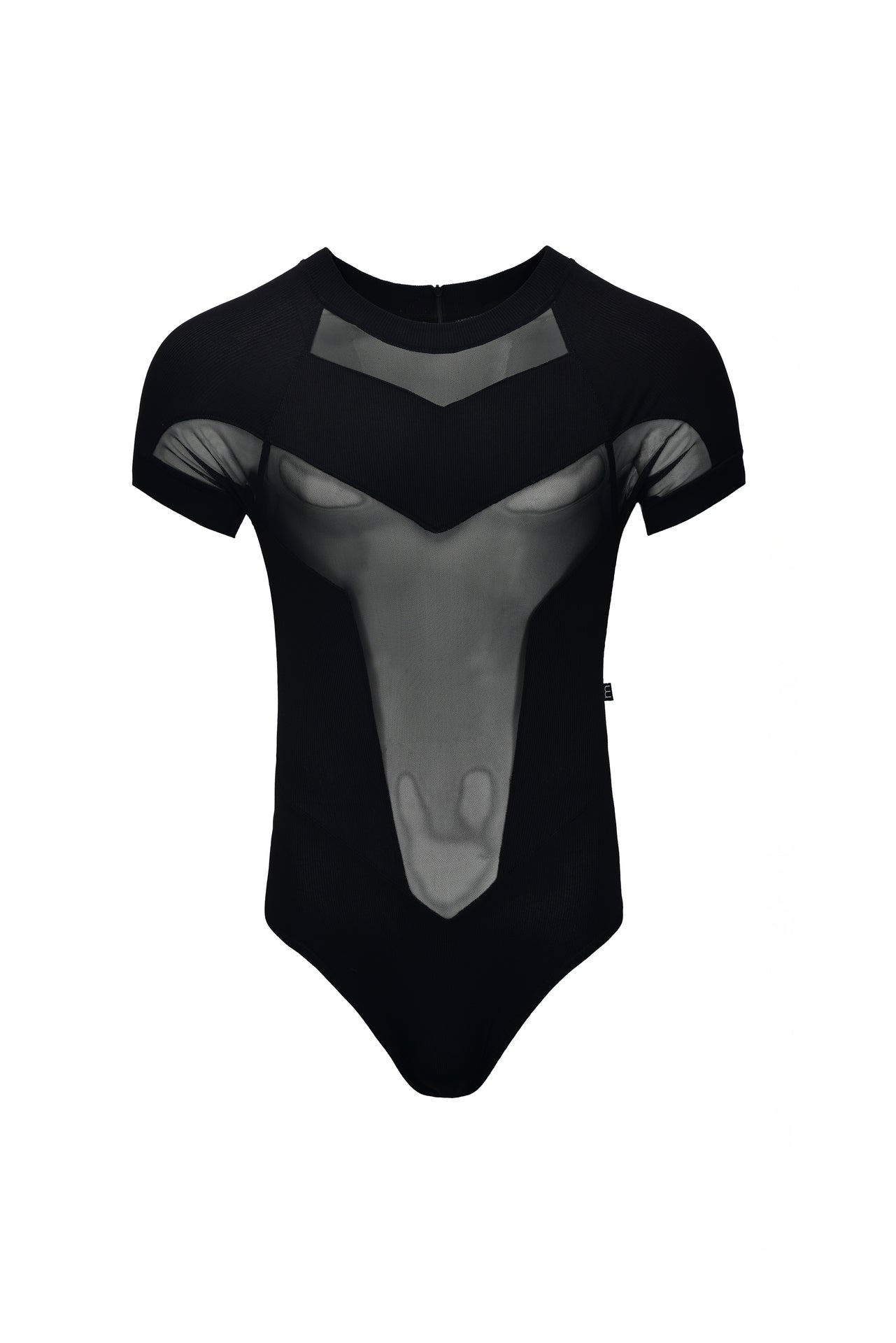 Body cyberskin in black