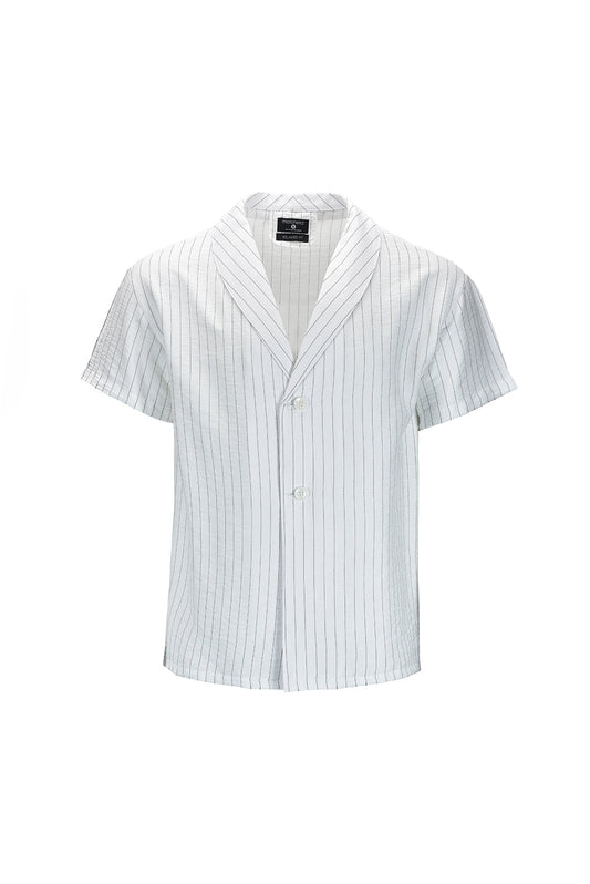 Beach blazer collar shirt