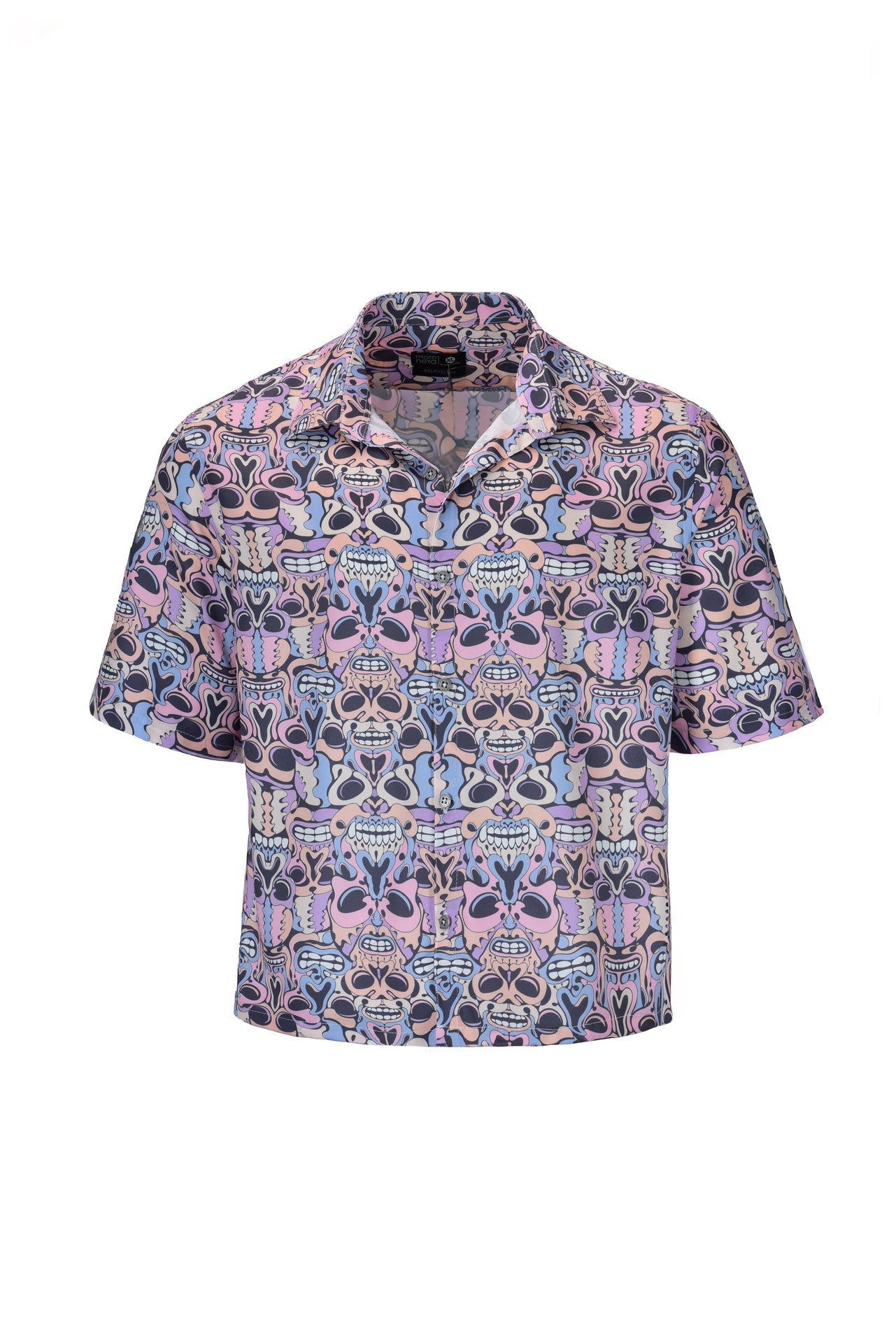 Retro Skull Pattern Shirt