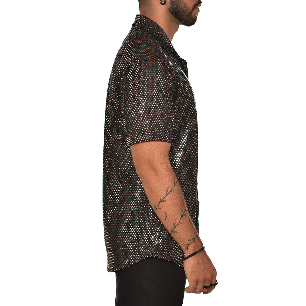 Regular fit sequins shirt