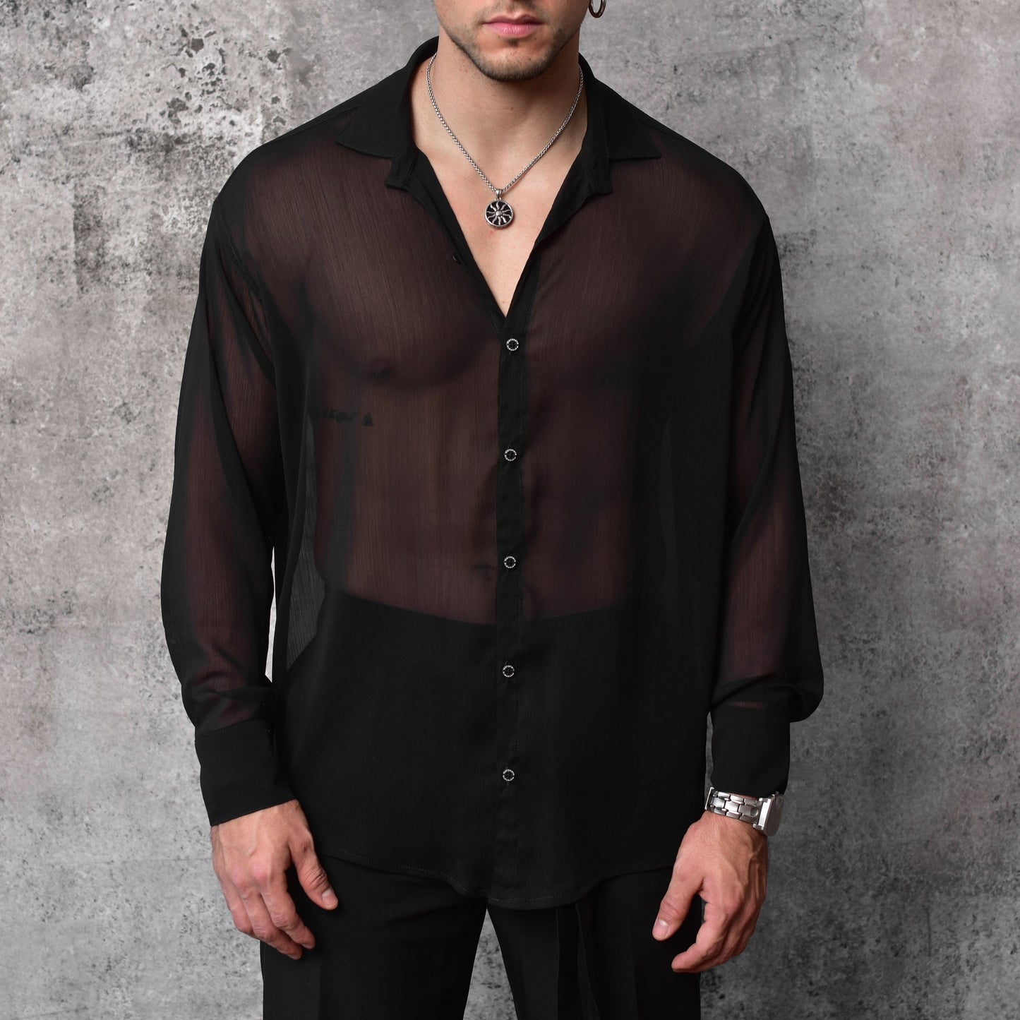 Phantom Essential Transparent Black Shirt