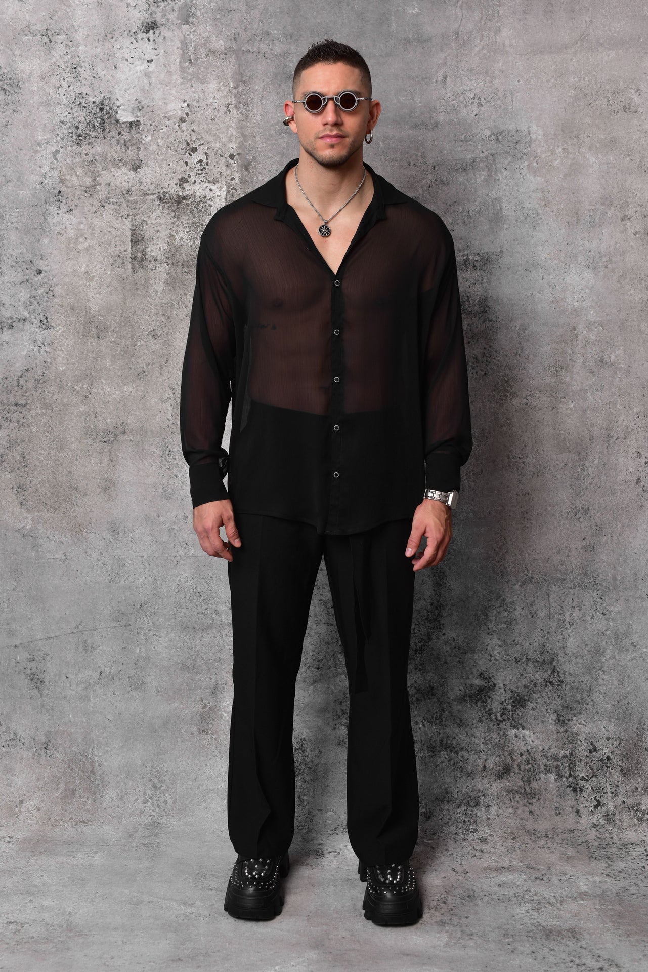 Phantom Essential Transparent Black Shirt