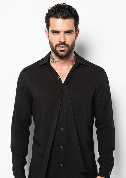Leopard long sleeve shirt