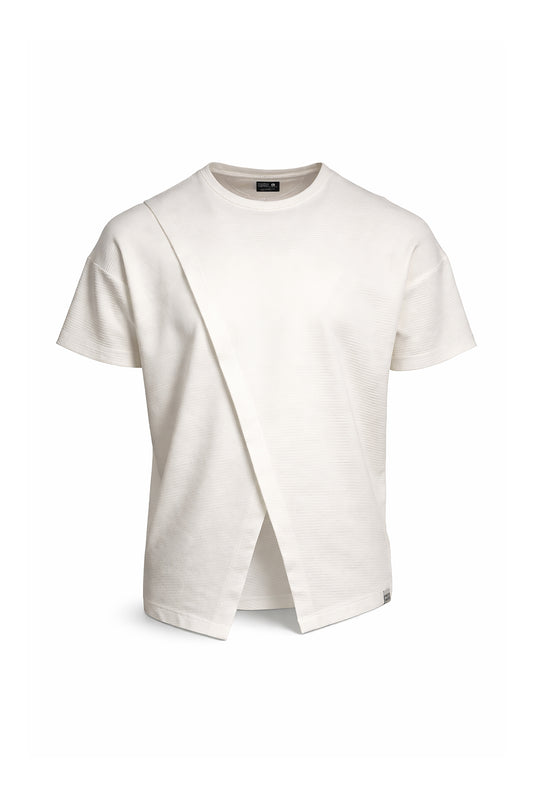 Fighter layering white t-shirt