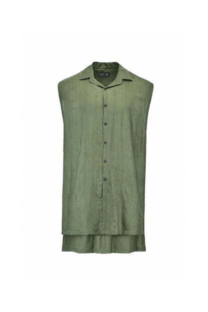 Midori Veil Sleeveless Shirt