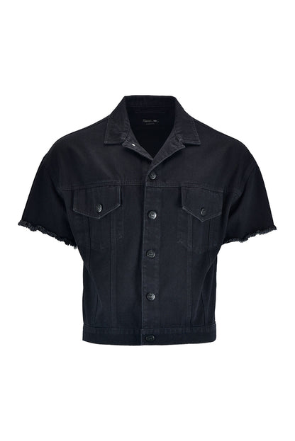 Black cazadora jacket