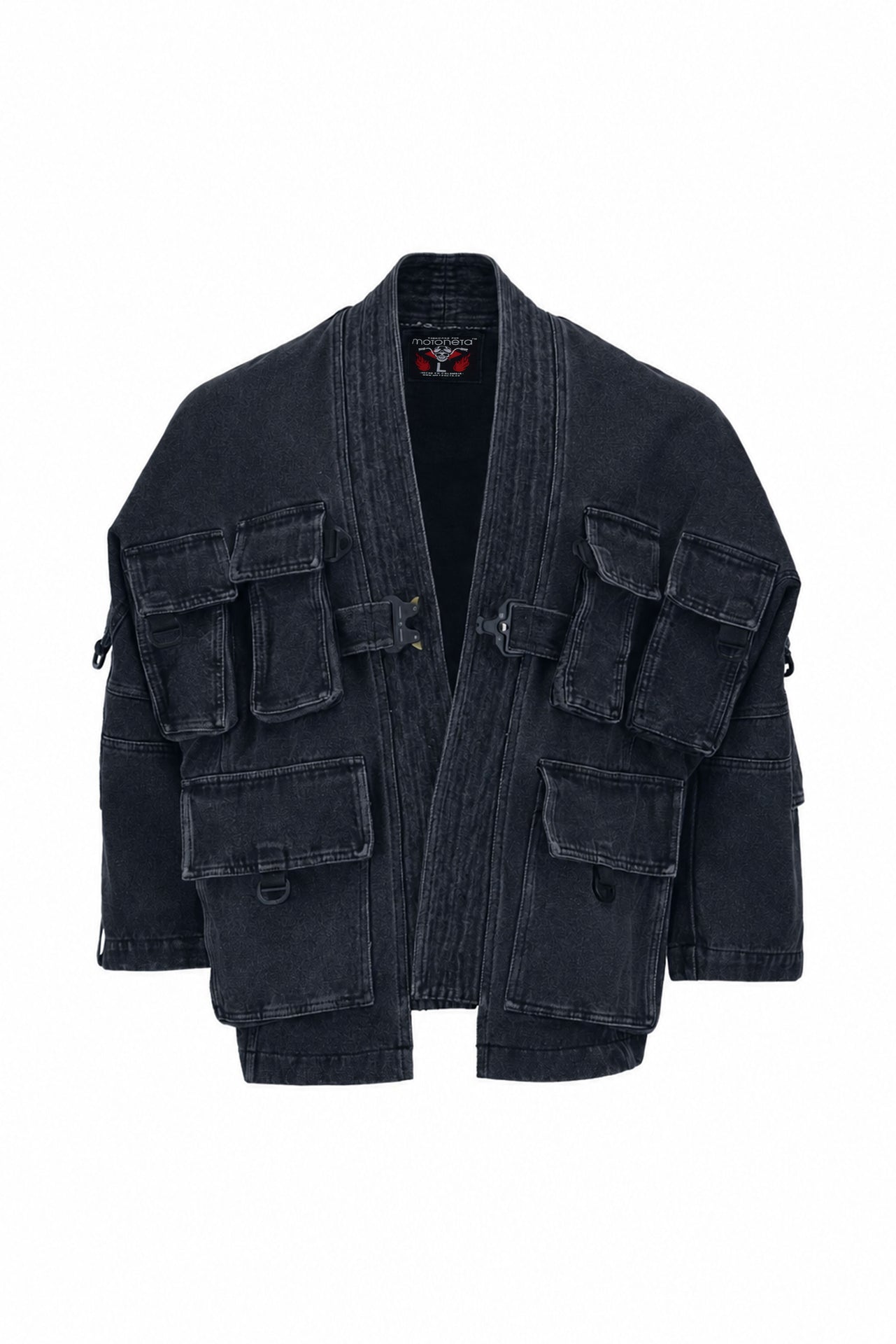 Denim Cargo Kimono