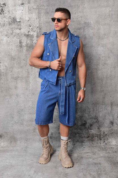 Old Money Denim Vest