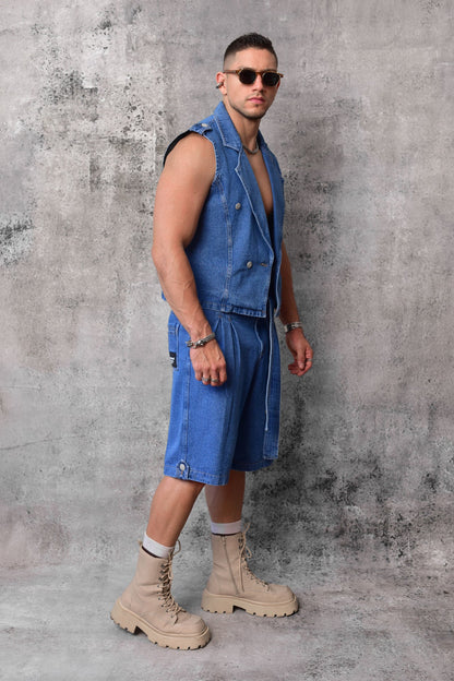 Old Money Denim Vest