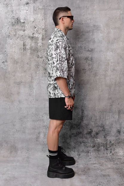 White Nordic Boxy Fit Shirt