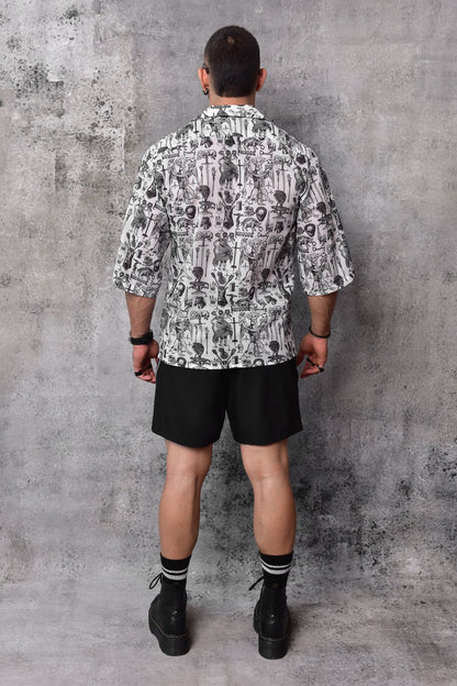 White Nordic Boxy Fit Shirt