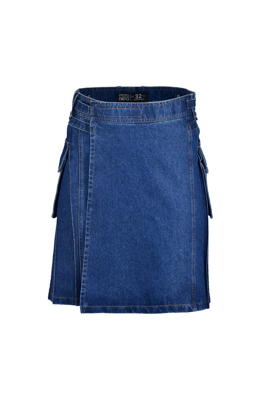 Battle Denim Skirt