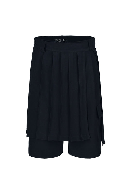Kamon Pleated Shorts