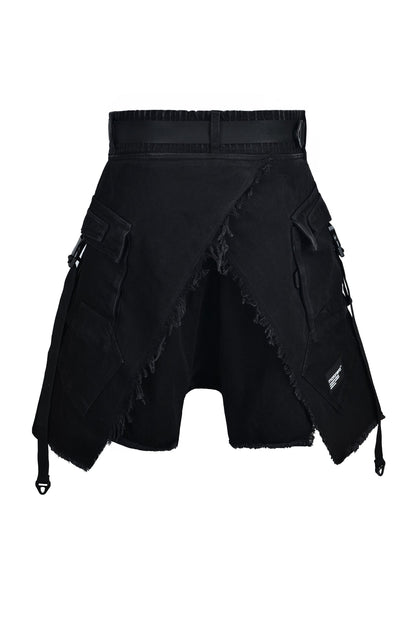 Black Morphosis Upcycling short