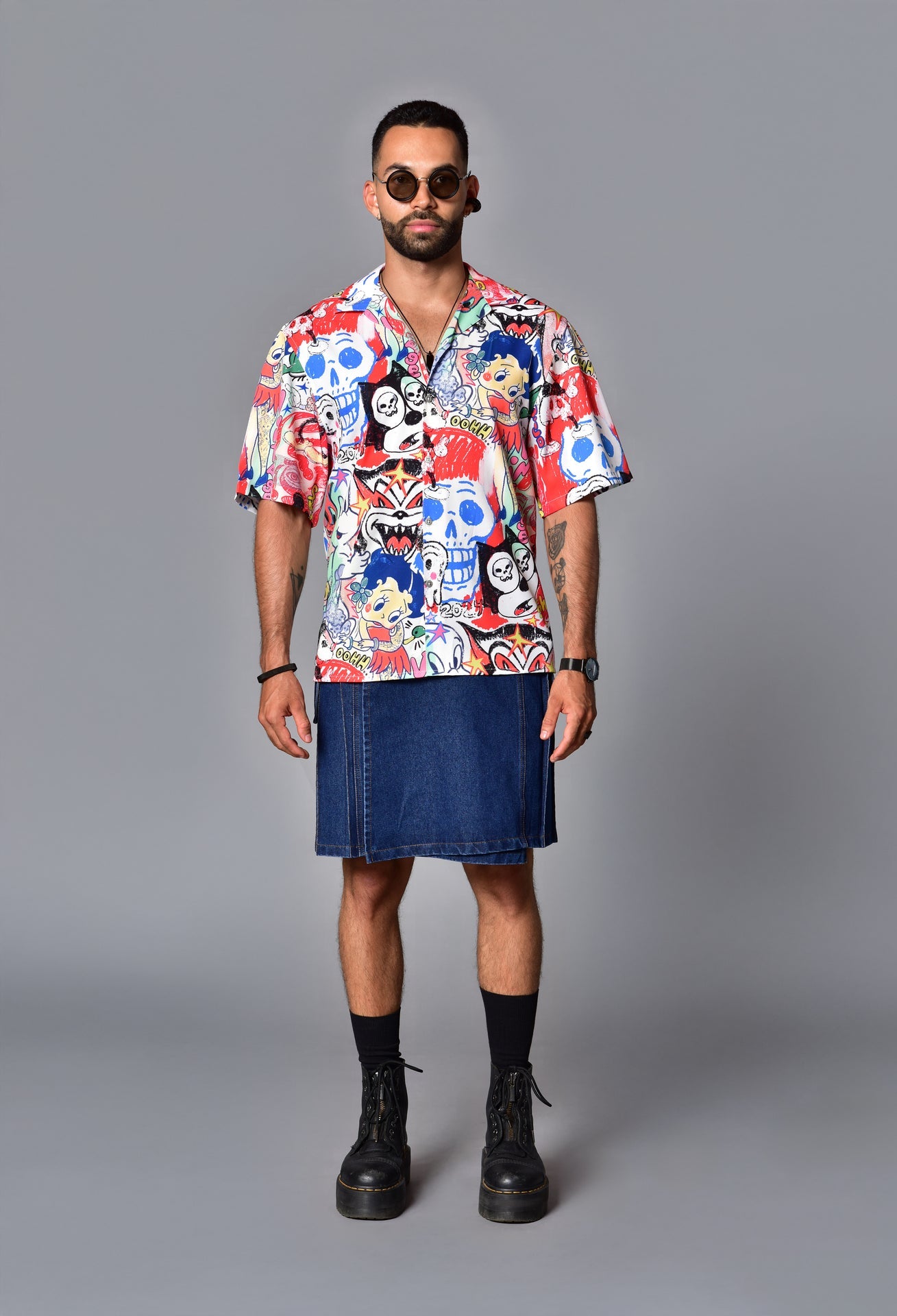 Boxy Fit Comic Chaos Shirt