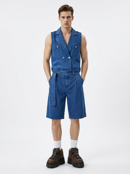 Old Money Denim Vest