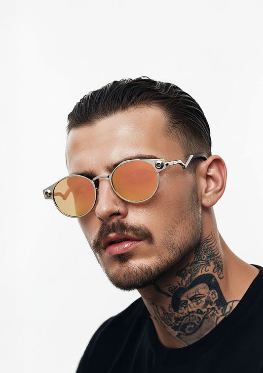 Malasaña orange glasses