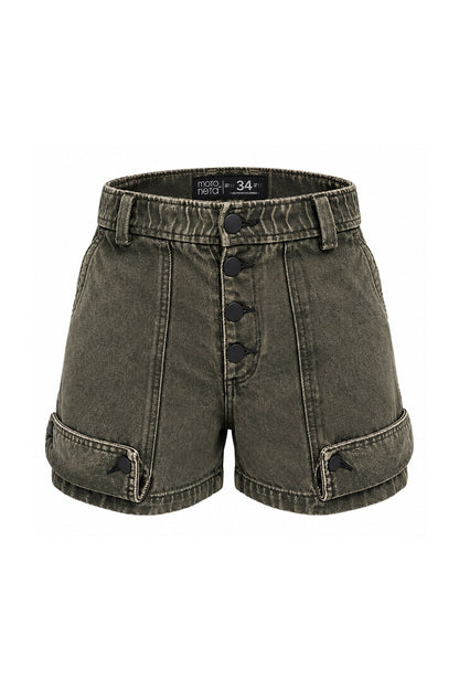 Short mini cargo baggy army