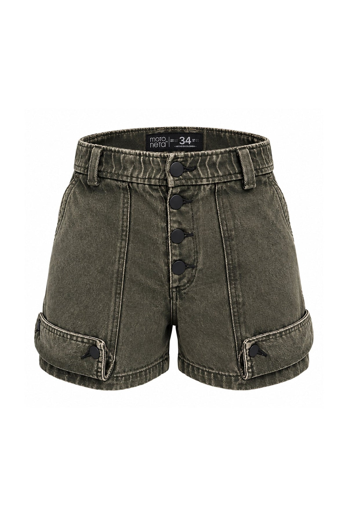 Short mini cargo baggy army